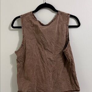 SHEIN Brown Muscle Tee
